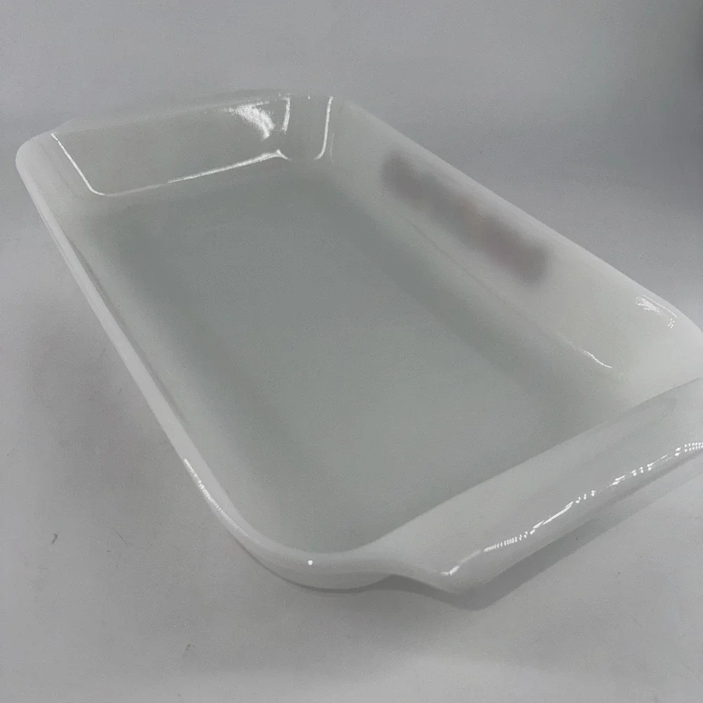 Anchor Hocking Fire King Natures Bounty Fruit Pattern Baking Casserole Dish 2 QT